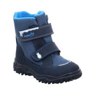 SUPERFIT Kleinkinder-Snowboot Membran Blau Textil Winterstiefel Unisex