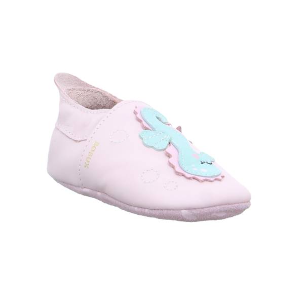 Bild 1 - BOBUX Krabbelschuh Rosa Leder soft sole