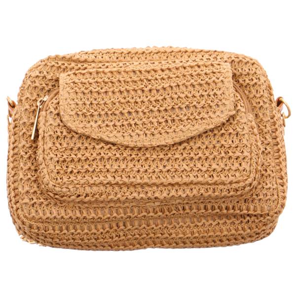 Bild 1 - PIECES Sommertasche Beige Textil Ja