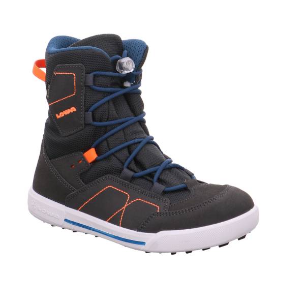 Bild 1 - LOWA Jungen- Snowboot Membran Anthrazit Textil Winterstiefel