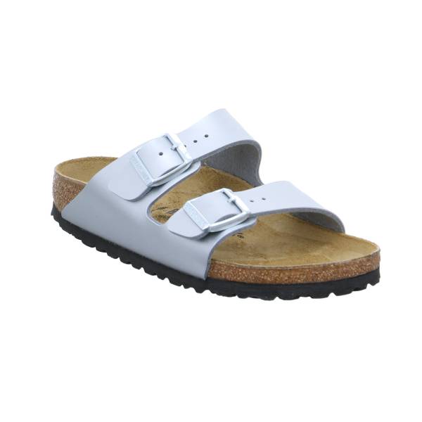 Bild 1 - BIRKENSTOCK Bio-Fussbett Silber Lederimitat