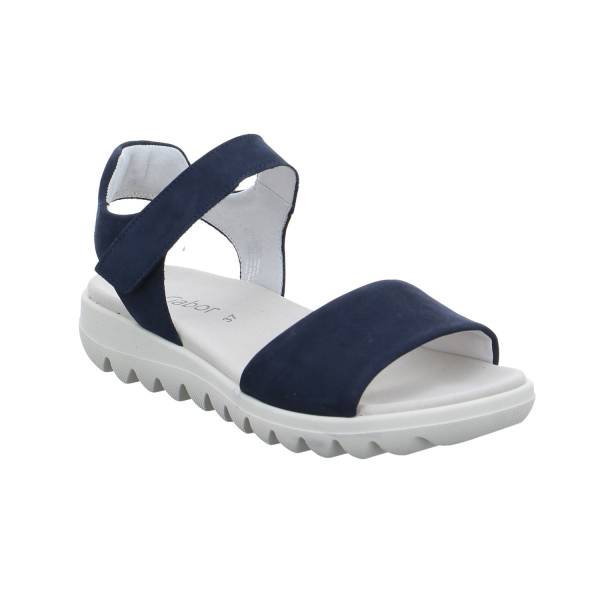 Bild 1 - GABOR Sandalette Blau Leder