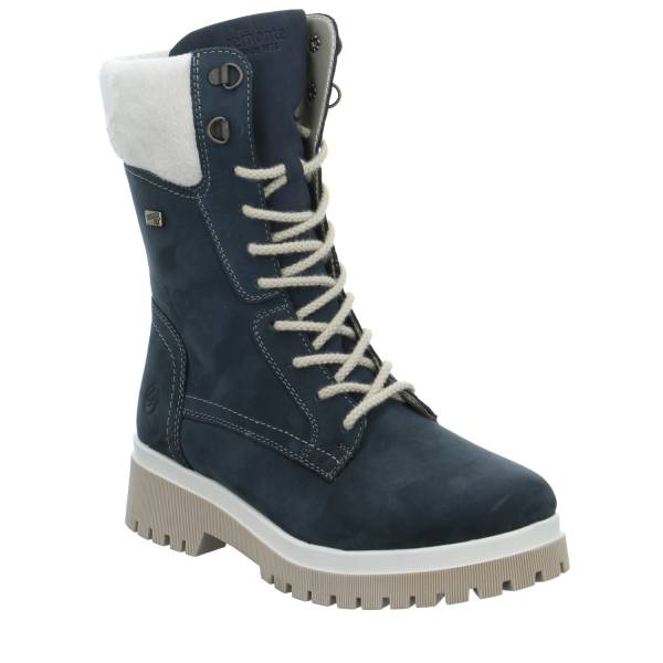 Bild 1 - REMONTE Boot Blau Leder mit TEX Membrane