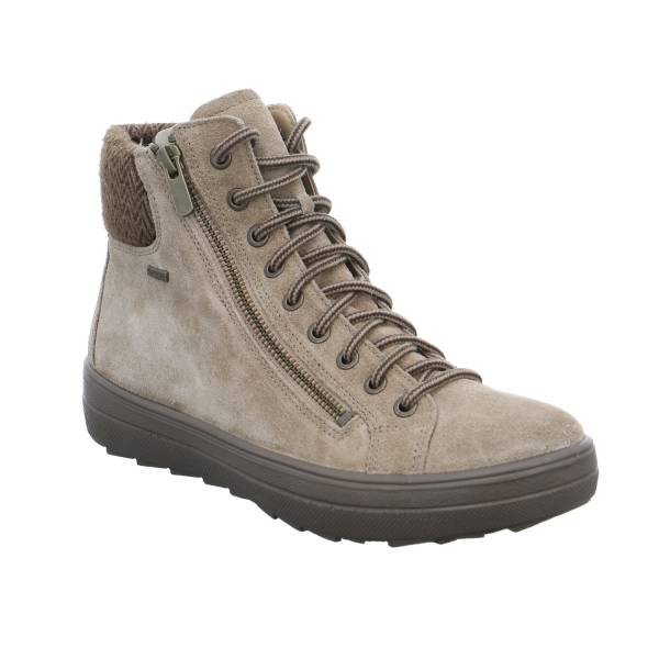 Bild 1 - LEGERO Mid Cut Sneaker Taupe Leder mit Gore-Tex Membrane