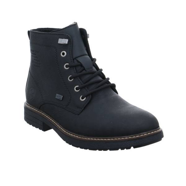 Bild 1 - RIEKER Winter-Boots Schwarz Leder