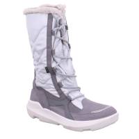 SUPERFIT Mädchen-Snowboot Membrane Silber Textil Winterstiefel