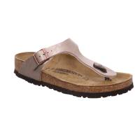 BIRKENSTOCK Bio-Zehentrenner Bronze Lederimitat