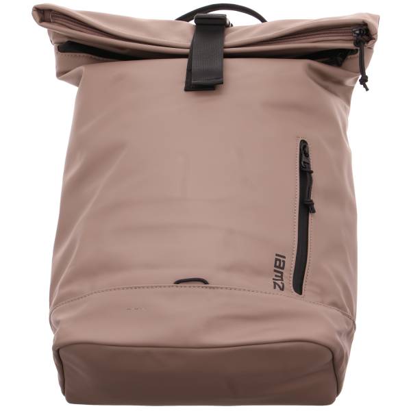 Bild 1 - ZWEI Rucksack gross Taupe Lederimitat