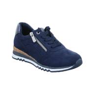 MARCO TOZZI Sneaker Blau Lederimitat