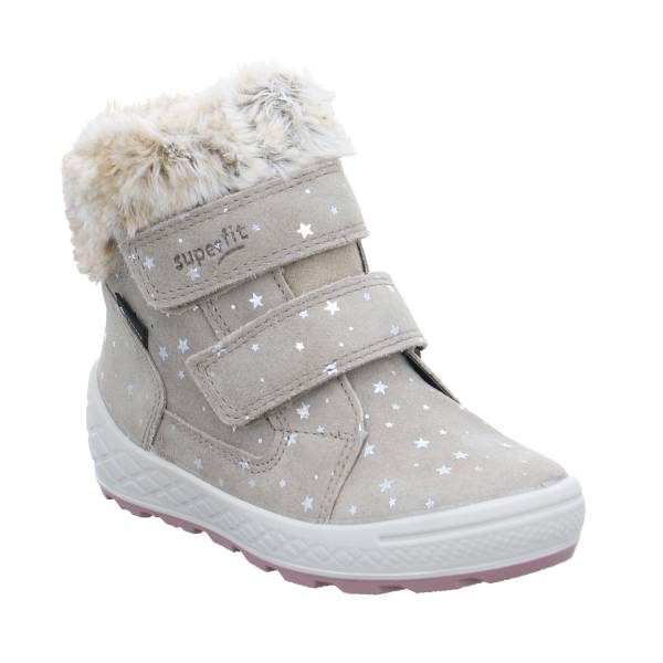 Bild 1 - SUPERFIT Kleinkinder-Winter-Bottine Beige Textil Baby-Boot