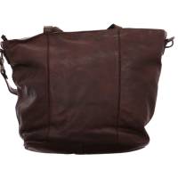 BEAR DESIGN Shopper Braun Leder