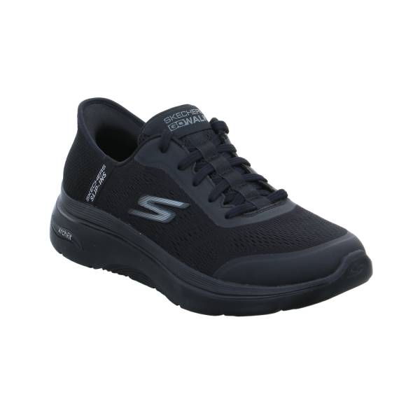 Bild 1 - SKECHERS Halbschuhe Sneaker Stoff Schwarz Synthetik