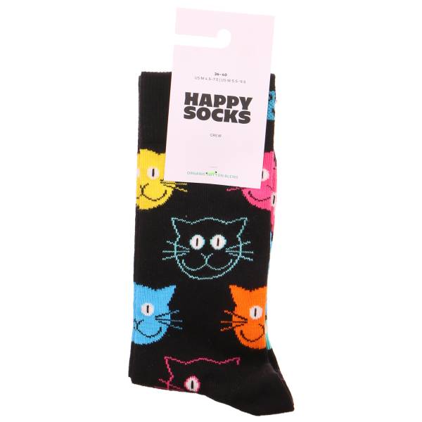 Bild 1 - HAPPY SOCKS Freizeitsocken Schwarz Textil