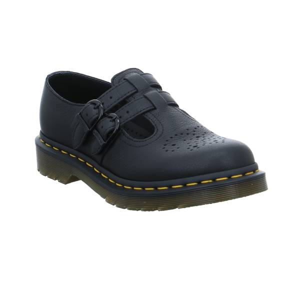 Bild 1 - DR. MARTENS Slipper Schwarz Leder