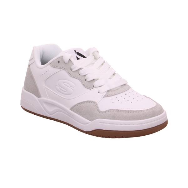 Bild 1 - SKECHERS Halbschuhe Sneaker Weiss Leder