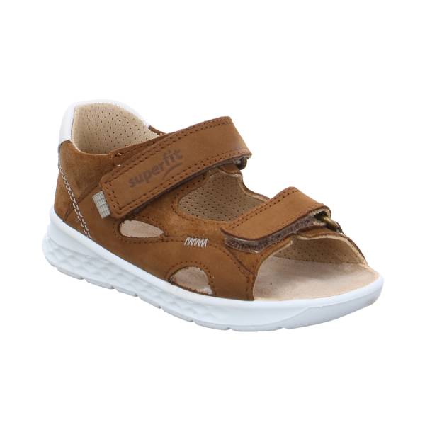 Bild 1 - SUPERFIT Baby-Sandale Cognac Leder Unisex Minilette