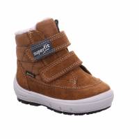 SUPERFIT Kleinkinder-Winter-Bottine Cognac Textil Baby-Boot