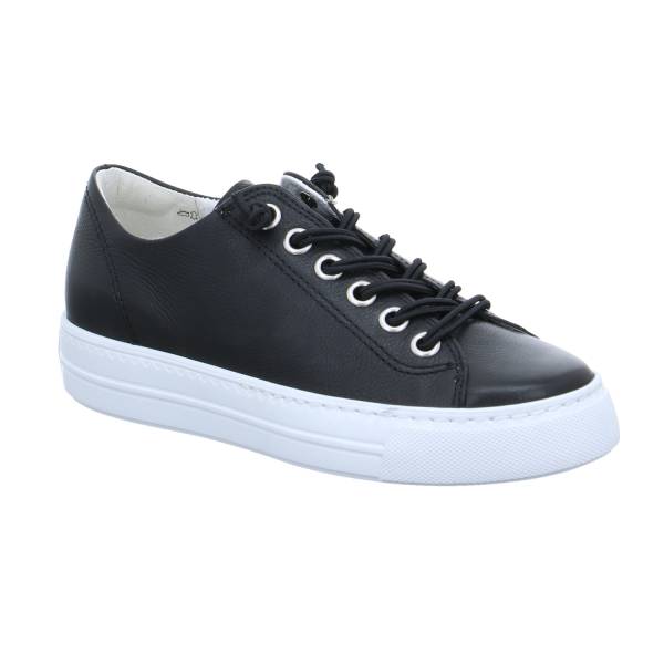 Bild 1 - PAUL GREEN Sneaker Schwarz Leder mit Wechselfussbett