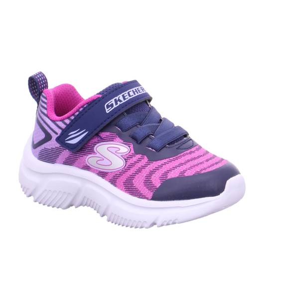 Bild 1 - SKECHERS Baby-Sport-Bottine Blau Textil Sneaker