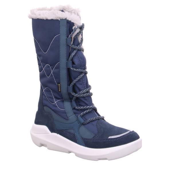 Bild 1 - SUPERFIT Mädchen-Snowboot Membrane Dunkelblau Textil Winterstiefel