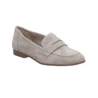 CAPRICE Slipper Taupe Leder 