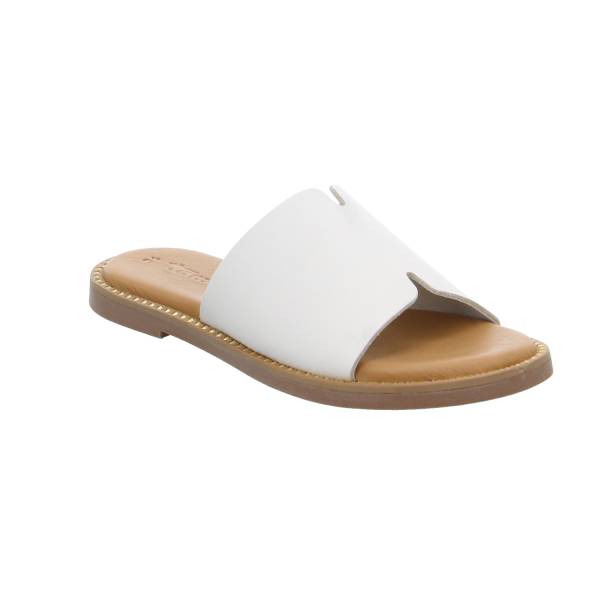 Bild 1 - TAMARIS Pantolette Offwhite Leder