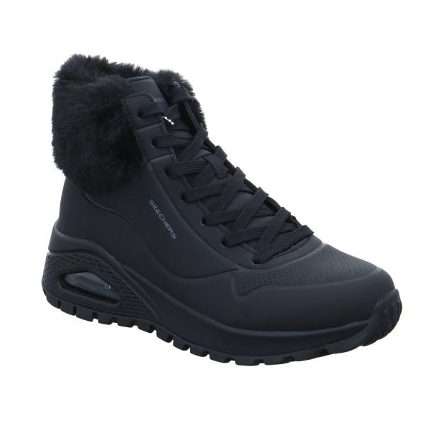 Bild 1 - SKECHERS Boot Schwarz Lederimitat mit Wechselfussbett