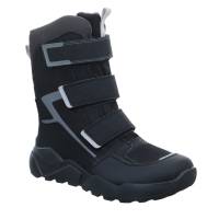 SUPERFIT Jungen- Snowboot Membran Schwarz Textil Winterstiefel