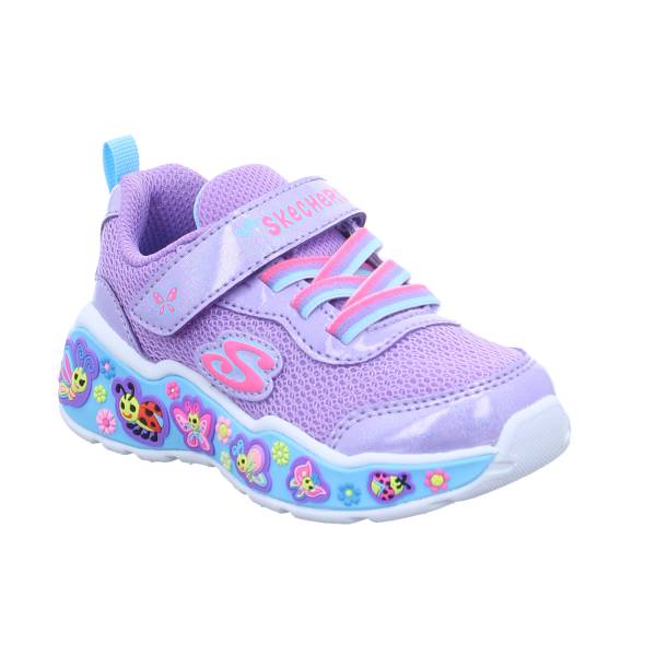 Bild 1 - SKECHERS Baby-Sport-Bottine Flieder Textil Sneaker