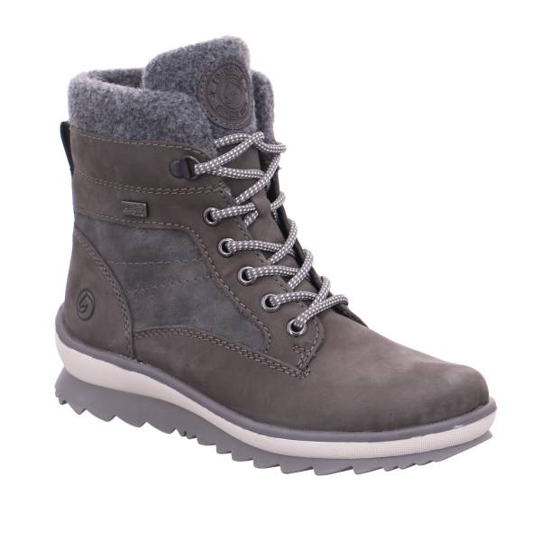 Bild 1 - REMONTE Comfort-Snowboot Grau Leder mit Tex-Membrane