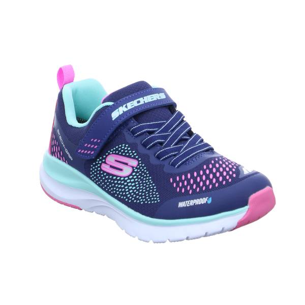 Bild 1 - SKECHERS Mädchen-Halbschuh Klett Dunkelblau Textil Sneaker Waterproof