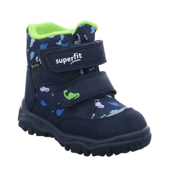 Bild 1 - SUPERFIT Kleinkinder-Snowboot Membran Blau Textil Baby-Winterstiefel