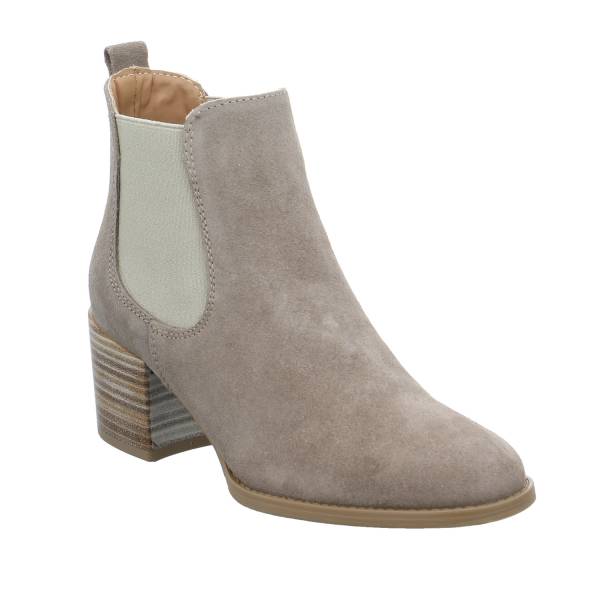 Bild 1 - TAMARIS Stiefelette Taupe Leder