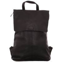 BEAR DESIGN Rucksack Schwarz Leder