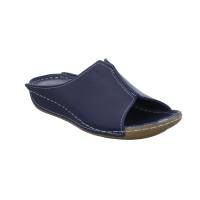 ANDREA CONTI Pantolette Blau Leder