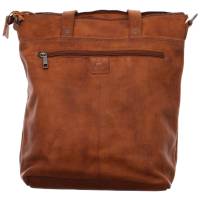 BEAR DESIGN Shopper Cognac Leder