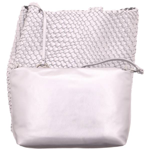 Bild 1 - REMONTE Sommertasche Silber Lederimitat mit Bag in Bag