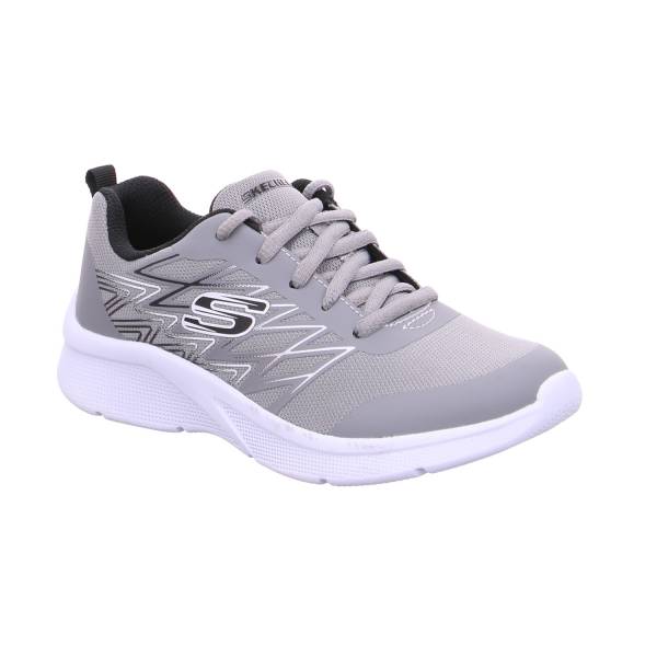 Bild 1 - SKECHERS Jungen-Halbschuh Binder Silber Textil Sneaker