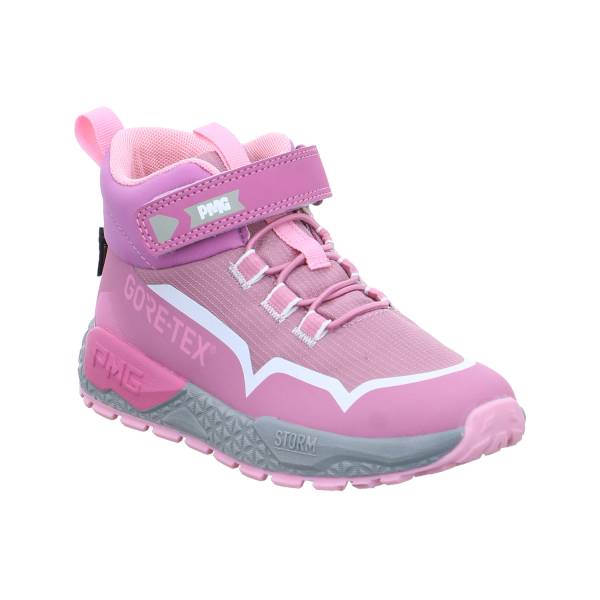 Bild 1 - PRIMIGI Kleinkinder-Halbschuh Klett Rosa Textil Sneaker Übergang