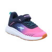 KANGAROOS Kinder Sportschuh Blau Lederimitat