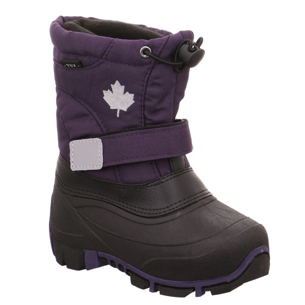 Bild 1 - Indigo (Idana Group) Kinder-Snowboot Violette Lederimitat