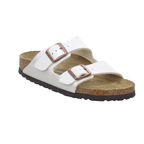 Bild 1 - BIRKENSTOCK Bio-Fussbett Offwhite Lederimitat