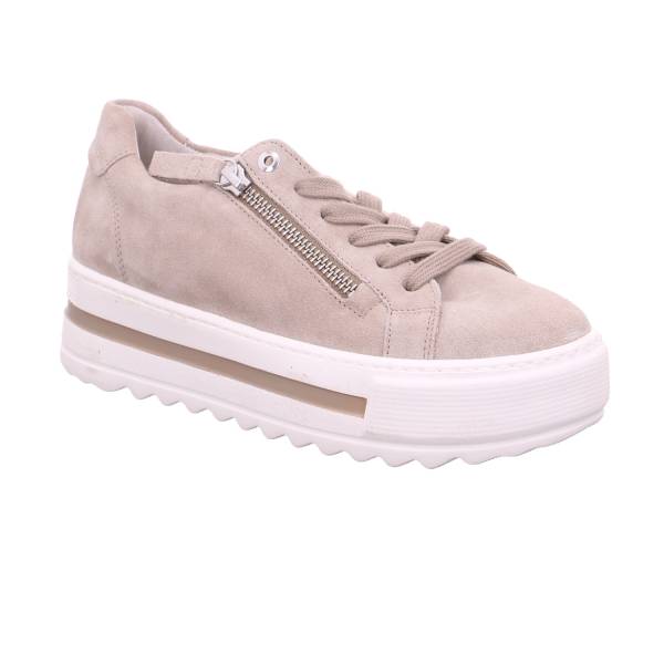 Bild 1 - GABOR Sneaker Beige Leder mit Wechselfussbett