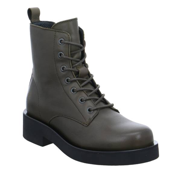 Bild 1 - APPLE OF EDEN Boot Olive Leder