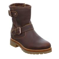 PANAMA JACK Boot Braun Leder mit Lammfell - Innenfutter