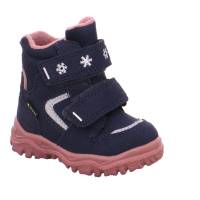 SUPERFIT Kleinkinder-Snowboot Membran Blau Textil Mädchen Winterstiefel