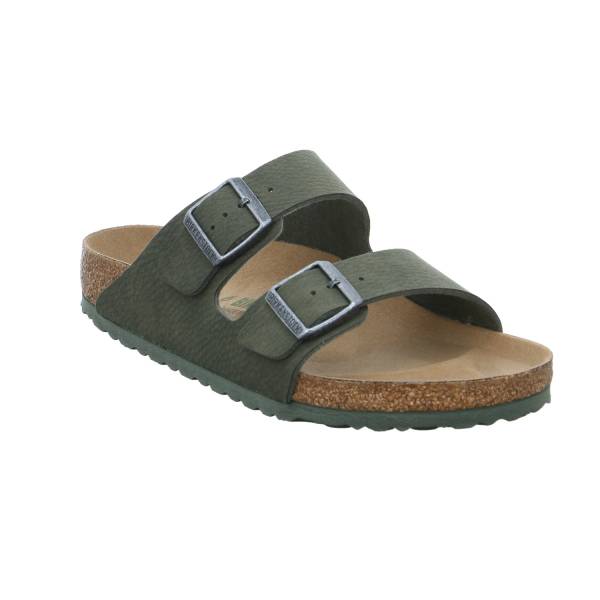 Bild 1 - BIRKENSTOCK Bio-Mûles Olive Lederimitat