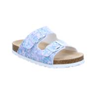 BIOLife Kinder-Pantolette Flieder Lederimitat Unisex