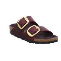 BIRKENSTOCK Bio-Fussbett Bordeau Leder