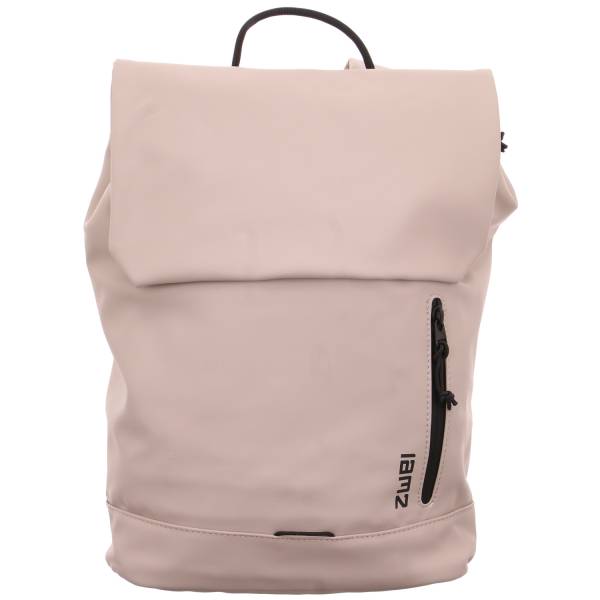 Bild 1 - ZWEI Rucksack Beige Lederimitat Ja